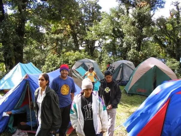 Goamit Camp with school children